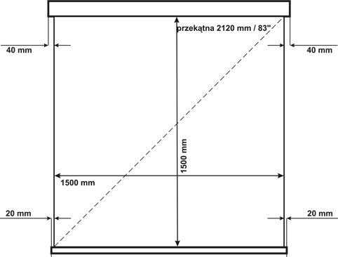 Tripod Standard 150 Wymiary