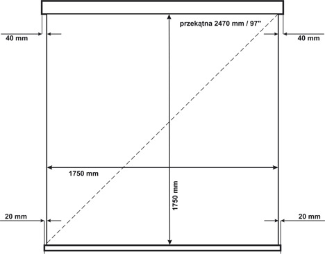 Tripod Standard 175 Wymiary