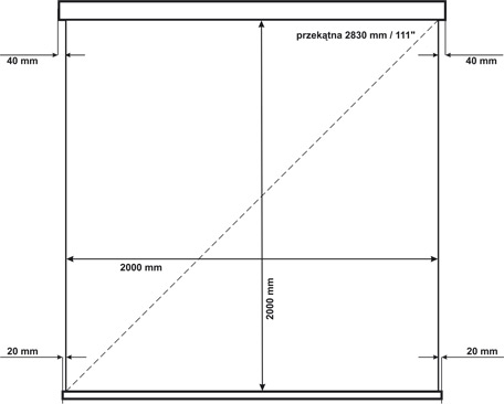 Tripod Standard 200 Wymiary