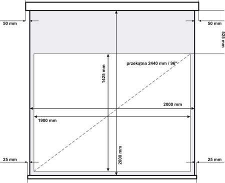 Video Pro 200BT Wymiary