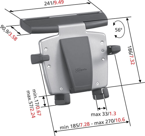 Uchwyt do przenonego DVD EMC5000 Vogels