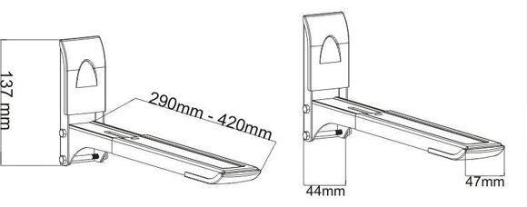 uchwyt do kuchenek mikrofalowych LC-KM 30