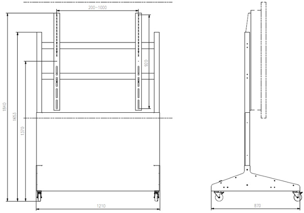 Wzek do TV LC-MTR100