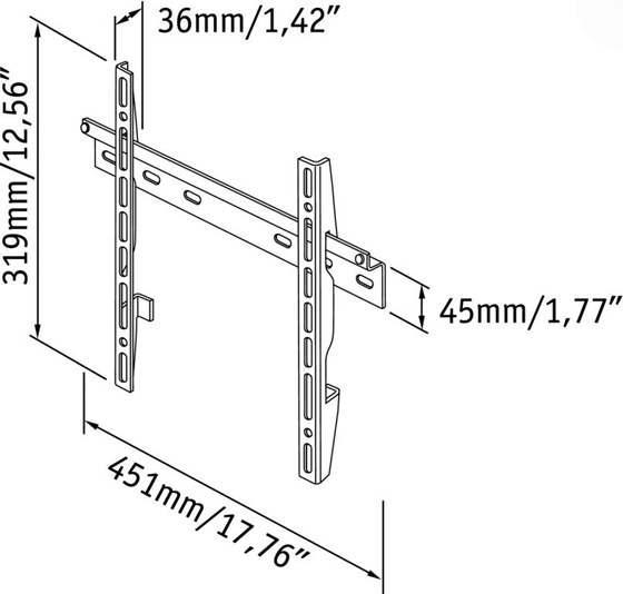 Uchwyt cienny MFM 80 TB Mount Massive Vogels