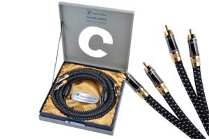 Kabel 2RCA-2RCA 1,8m audio Cabletech Platinum Edition