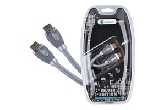 Kabel HDMI-HDMI 3.0m Cabletech Silver Edition - foto